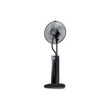 Ventilator de pie w/fogger 75w programmierbar 3 Geschwindigkeiten w/panel led schwarz - Grunkel
