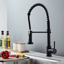 Stanew - Robinet Cuisine avec Douchette Pivotant à 360° Robinet Cuisine à Ressort 2 Modes de Pulvérisation