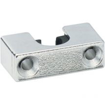 Junie - Stangenführung ø 8 mm zum Aufschrauben, Stahl vernickelt