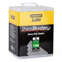 Stanley - Grapas de uso pesado 1-TRA708-5T de 12 mm (5000 piezas) (el embalaje puede variar)