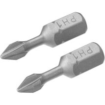 Punta Per Cacciavite Stanley Ph1 X 25 Mm / 2 Pz.