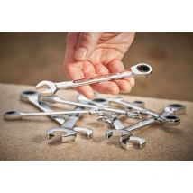 Klucz płasko-oczkowy z grzechotką 12mm - Stanley