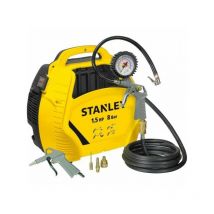 Compresseur d'air sans cuve Stanley air kit - 1,5 cv - Ultra-compact - Portatif