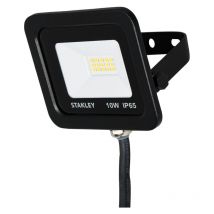 Stanley Floodlight 10 w Slimline led IP65 Rated Garden Fitting - Black Litecraft
