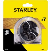 Stanley - 7 Glockenbohrer aus Kohlenstoffstahl für Holz STY-STA81000-XJ