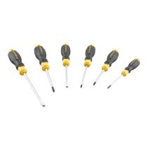 Bricoline - Stanley STHT16172-0 cushion grip Screwdriver Set, 6 Piece STA016172