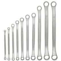 Stanley Modul Doppel-Ringschlüssel Set 10-teilig – Matt Chrom – 6x7mm, 8x9mm, 10x12mm, 11x13mm, 12x14mm, 14x15mm, 16x17mm, 18x19mm, 21x23mm, 22x24mm