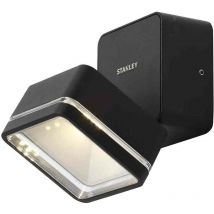 Litecraft - Stanley Tiber Wall Light led Square Outdoor Adjustable IP65 Rated Fitting Black