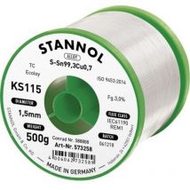 KS115 Lötzinn, bleifrei Spule Sn99,3Cu0,7 ROM1 500 g 1.5 mm - Stannol