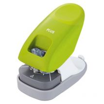 Plus By Pentel Staple Free Desk Stapler 10 Sheets Green
