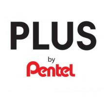 Plus By Pentel Staple Free Desk Stapler 10 Sheets Black