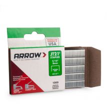 Vinmer - Arrow A214 JT21 T27 Staples 6mm (1/4in) (Box 1000) ARRJT2114S