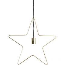 Star 707 – 11 luce decorativa, in metallo, in ottone, 55 x 0,5 x 55 cm