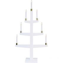 Star LED-Fensterleuchter 'Halla', 7 LEDs, Eiche