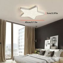 Gojoy - Star led plafonnier chambre D'enfants Plafonnier Avec Télécommande Dimmable