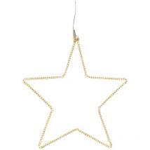 Outdoor Leuchtstern ,Tapesil' mit 192 LEDs, Stern-Silhouette, Netzbetrieb, warmweiß, ø 52cm - Star Trading