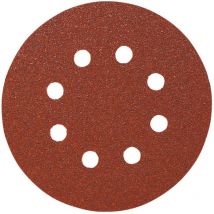 Papier-Klett-Schleifscheibe (a) Lochung 8fach, 125 mm, Körnung: 240 - Starcke