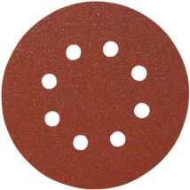 Papier-klett-schleifscheibe (a) Lochung 8fach, 125 Mm, Körnung: 120 - Starcke