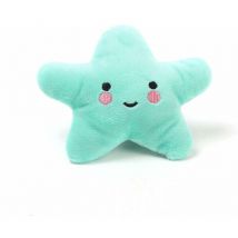 Starfish Shape Squeaky Dog Toy Soft Plush Sound Dog Toy Pet Supplies, Blue - Alwaysh