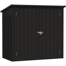 Wasabi - Casetta da giardino in metallo 1200 l - 10 anni di garanzia - 147x86x122 cm