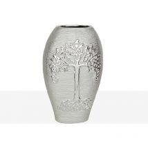 Porzellanvase. Silber 20x11x32cm