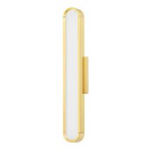 Hudson Valley Lighting - Starkey Led Petit Support de Bain Laiton, Verre, 2500K