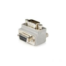 StarTech Adaptateur série DB9 vers DB9 à angle droit type 1 - M/F - DB9 - DB9 - Male connector / Female connector - Gris (GC99MFRA1)