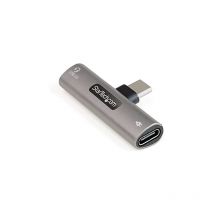 Startech - com Adaptador de Audio y Carga usb-c - Adaptador de Audio usb Tipo c con usb-c para Auriculares con Micrófono y Pass Through de 60W usbc