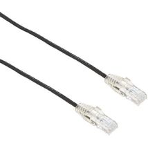 1.5M slim CAT6 cable - black snagless - 28 awg copper wire