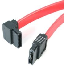 Startech - com Câble Serial ata (sata) vers sata à angle gauche 30 cm - 0,3048 m - Male connector / Male connector - Rouge - 10 g - 122 mm - 92 mm