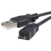 Startech.com 50cm micro usb b zu usb zu Ladegerät für Handydaten usb 2.0 high speed hi speed - male to male - schwarz,1 Jahr
