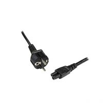 Com Cable de 1m de Laptop-Netzteil, eu zu C5 Stecker, 2.5A 250V, 18AWG, Cable de Ladegerät Ersatz, Cable Blatt de Trefoil Mickey Maus, Cable für