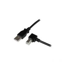 Comusb 2m rechtwinkliges Druckeradapterkabel - 1x usb a Stecker gerade - 1x usb b Stecker gewinkelt,lebenslange Garantie - Startech
