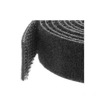 Startech - com Coil de 7.6m de Hook and Loop - Reusable Strips de Hook and Loop - Cable Tape - Adjustable Wraps de Cable Management Cloth de Wiring
