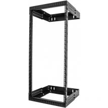 Startech - com Baie de Brassage Murale 19 Pouces 24U - Rack Mural Profondeur Réglable 12-20' Rack Réseau Ouvert Équipement AV/Data/IT & Switch