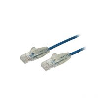 1.5M slim CAT6 cable - blue snagless - 28 awg copper wire