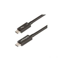 Startech - com Câble Thunderbolt 4 de 1m - 40Gbps - 100W Power Delivery - Vidéo 4K/8K - Cordon Thunderbolt Certifié par Intel - Compatible avec usb