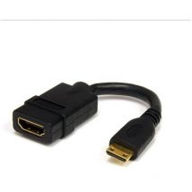 Startech.com cavo hdmi ad alta velocità 12cm - adattatore hdmi a mini hdmi, garanzia a vita