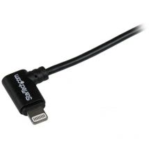 Startech - com Câble Apple Lightning coudé vers usb de 2 m pour iPhone / iPod / iPad - Noir - 2 m - Lightning - usb a - Noir - Droit - Courbe