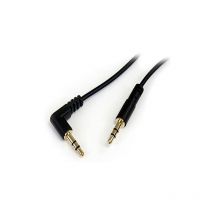 Startech - com Cable de 1.8m de Stereo Audio de 3.5mm Right Angle Angled - Male to Male