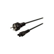 Startech - com câble d'alimentation 2m schuko cee7 to iec320 c5 cloverleaf mickey mouse pour ordinateur portable, garantie à vie