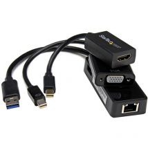Startech - com MSTP3MDPUGBK - Kit adaptateur hdmi / vga / Gigabit Ethernet pour tablette Microsoft Surface Pro 3