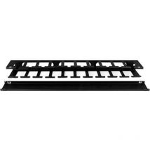 Startech - com horizontal trunking panel de 1u avec couvercle pour la gestion decâblage dans les racks et les trous latéraux (doigts),2 ans