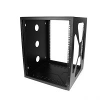 Startech - com Rack de serveur à cadre ouvert 12U 19- Bâti rack à fixation murale latérale - 12U - Rack monté sur le mur - 159 kg - Noir - Acier