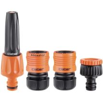 Claber - Starter Kit Ø 1/2", Kupplungen Und Jet-sprüh-düse Für Gartenbewässerung