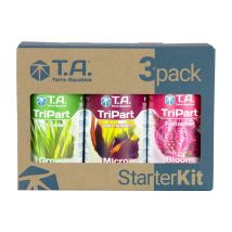 Starter kit tripart eau dure – Engrais hydroponie – Terra Aquatica