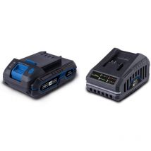 Scheppach - Starterkit con bateria y cargador 20v 2.0ah serie ixes sbsk2.0