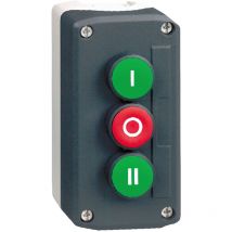 Schneider Electric - Harmony boite 3 boutons poussoirs diam. 22 vert /rouge /vert schneider XALD339