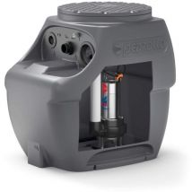 Station de relevage 250L Pedrollo SAR250ECOVXm1050 - Pompe a eau 0,75 kW jusqu'à 30 m3/h monophasé 220V