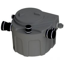 Station de relevage à enterrer - Sanifos 110 1 gr s, 1 pompe monophasée dilacératrice, eaux grises/vannes - Réf. SANIFOS110P